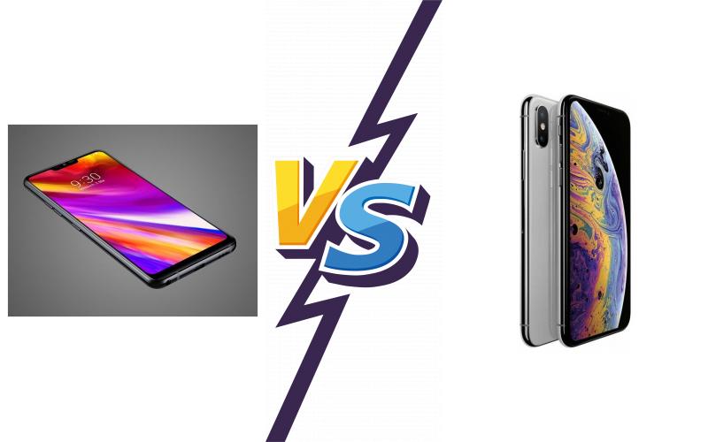 compare LG Q9 vs Apple iPhone XS Max