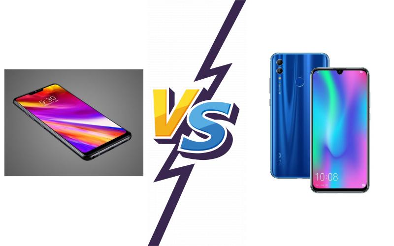 compare LG Q9 vs Honor 10 Lite