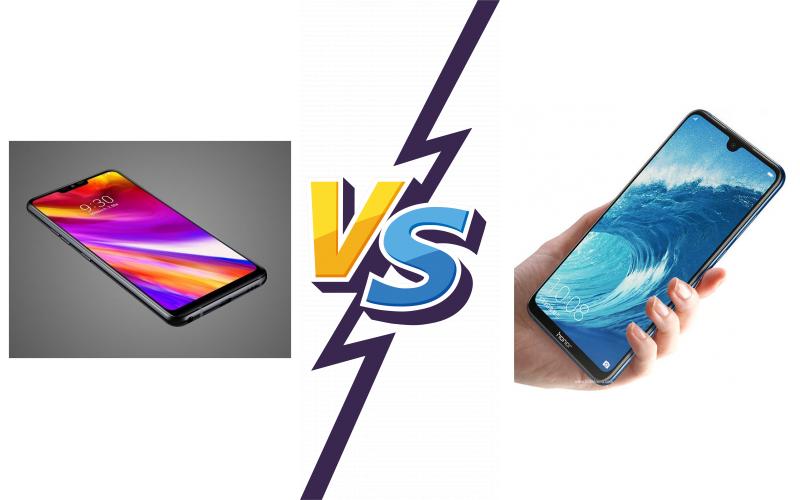 compare LG Q9 vs Honor 8X Max