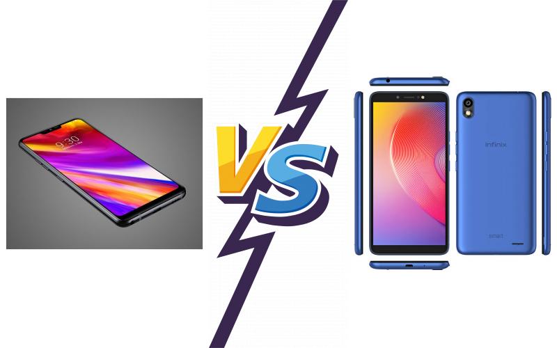 compare LG Q9 vs Infinix Smart 2