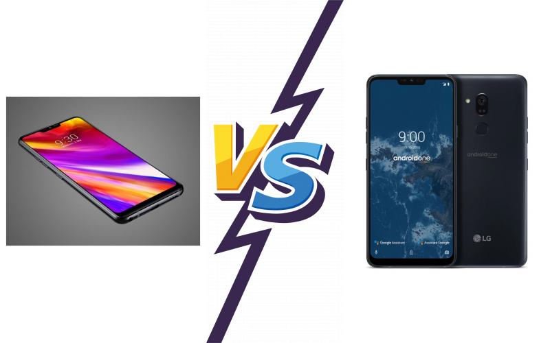 compare LG Q9 vs LG G7 One