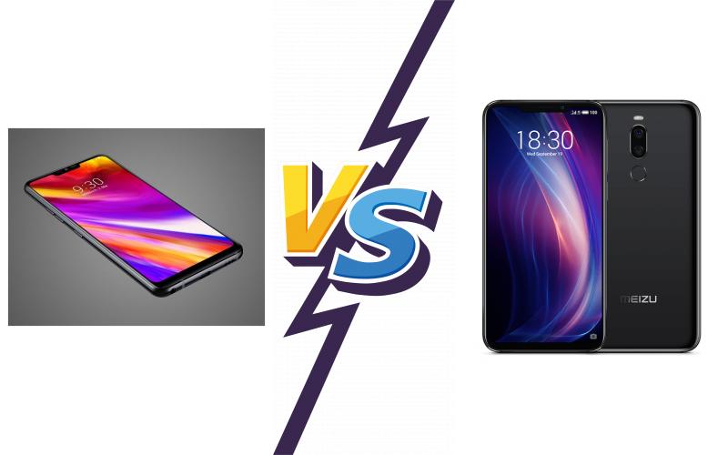 compare LG Q9 vs Meizu X8