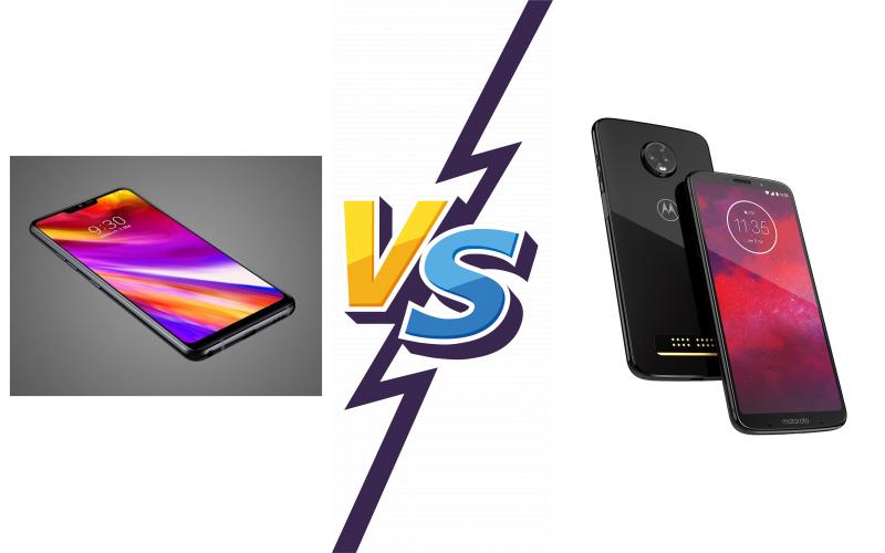 compare LG Q9 vs Motorola Moto Z3