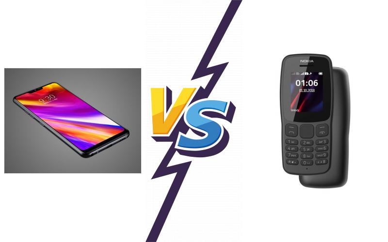 compare LG Q9 vs Nokia 106 (2018)