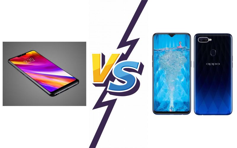 compare LG Q9 vs Oppo F9 (F9 Pro)