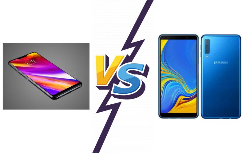 compare LG Q9 vs Samsung Galaxy A7 (2018)