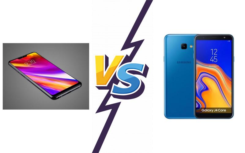 compare LG Q9 vs Samsung Galaxy J4 Core