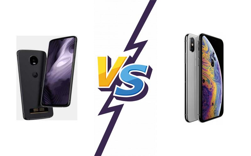 compare Motorola Moto Z4 Play vs Apple iPhone XS Max