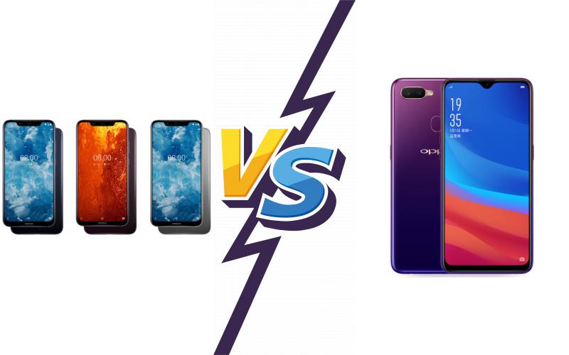 compare Nokia 8.1 (Nokia X7) vs Oppo A7x compare Nokia 8.1 (Nokia X7) vs Oppo A7x