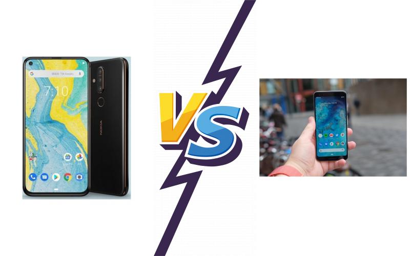 compare Nokia X71 vs Google Pixel 3