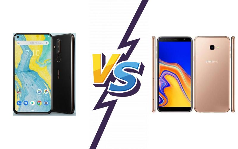 compare Nokia X71 vs Samsung Galaxy J6+