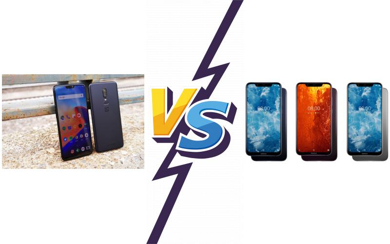 compare OnePlus 6 vs Nokia 8.1 (Nokia X7) compare OnePlus 6 vs Nokia 8.1 (Nokia X7)