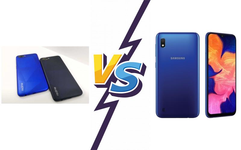 compare Realme C2 vs Samsung Galaxy A10