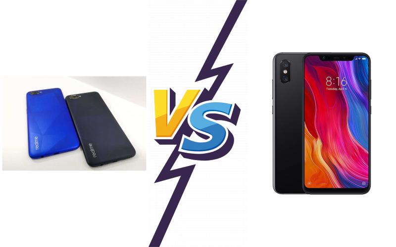 compare Realme C2 vs Xiaomi Mi 8