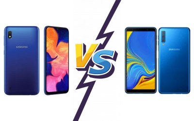 Samsung Galaxy A10 vs Samsung Galaxy A7 (2018)