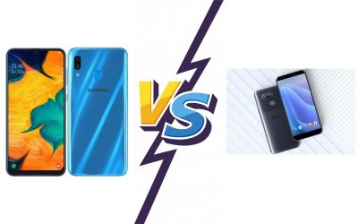 Samsung Galaxy A30 vs HTC Desire 12s