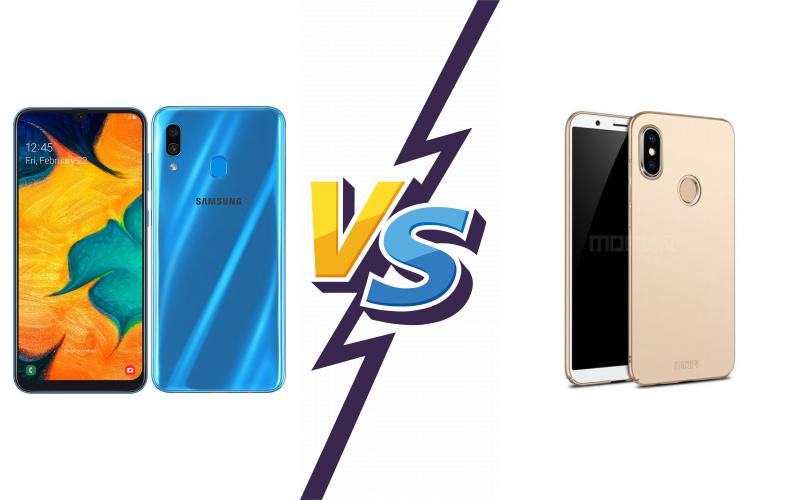 compare Samsung Galaxy A30 vs Xiaomi Mi A2 (Mi 6X) compare Samsung Galaxy A30 vs Xiaomi Mi A2 (Mi 6X)
