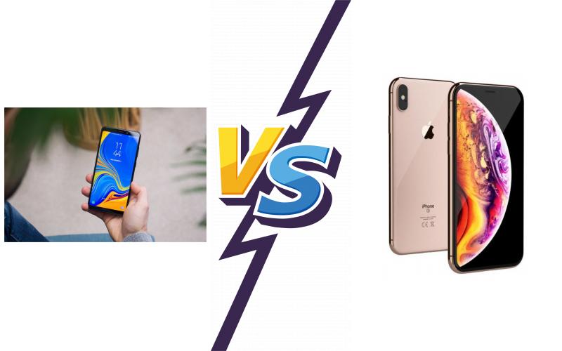 compare Samsung Galaxy A50 vs Apple iPhone XS