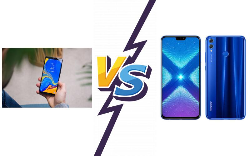 compare Samsung Galaxy A50 vs Honor 8X