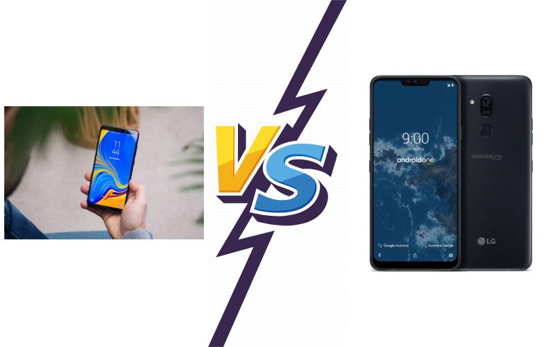 compare Samsung Galaxy A50 vs LG G7 One