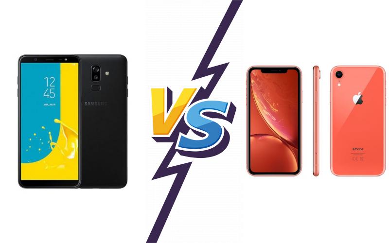 compare Samsung Galaxy M10 vs Apple iPhone XR