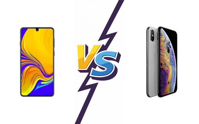 compare Samsung Galaxy M20 vs Apple iPhone XS Max