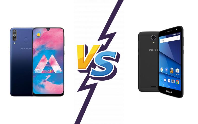 compare Samsung Galaxy M30 vs BLU Studio Mega (2018)