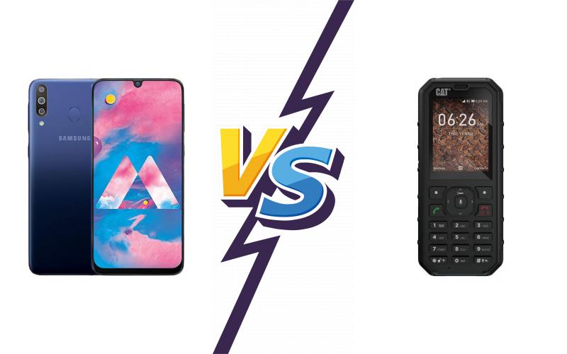 compare Samsung Galaxy M30 vs Cat B35