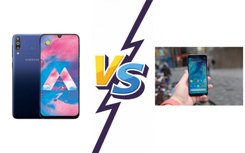 compare Samsung Galaxy M30 vs Google Pixel 3