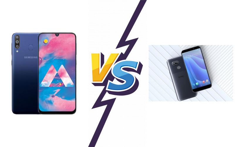 compare Samsung Galaxy M30 vs HTC Desire 12s