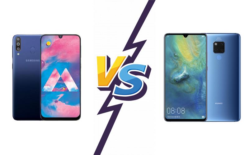 compare Samsung Galaxy M30 vs Huawei Mate 20 X