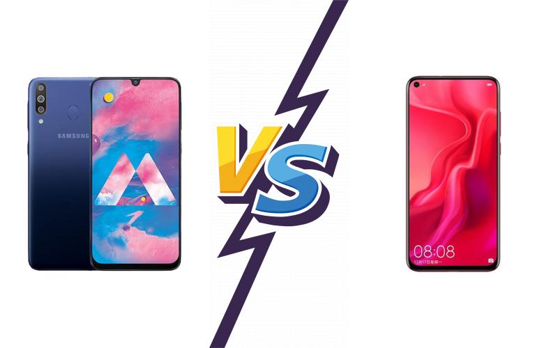 compare Samsung Galaxy M30 vs Huawei nova 4