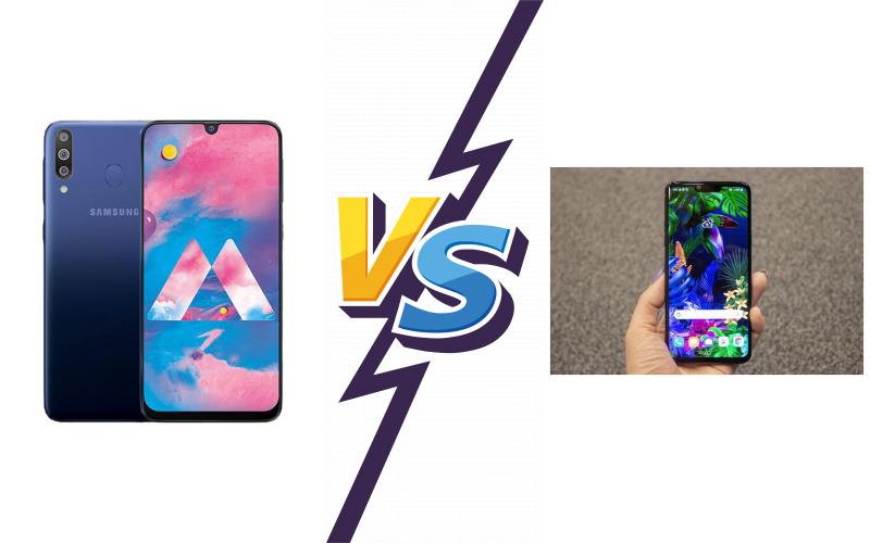 compare Samsung Galaxy M30 vs LG G8 ThinQ