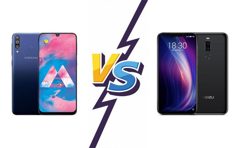 compare Samsung Galaxy M30 vs Meizu X8