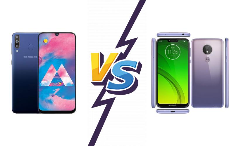 compare Samsung Galaxy M30 vs Motorola Moto G7 Power