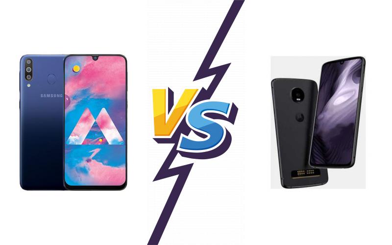 compare Samsung Galaxy M30 vs Motorola Moto Z4 Play