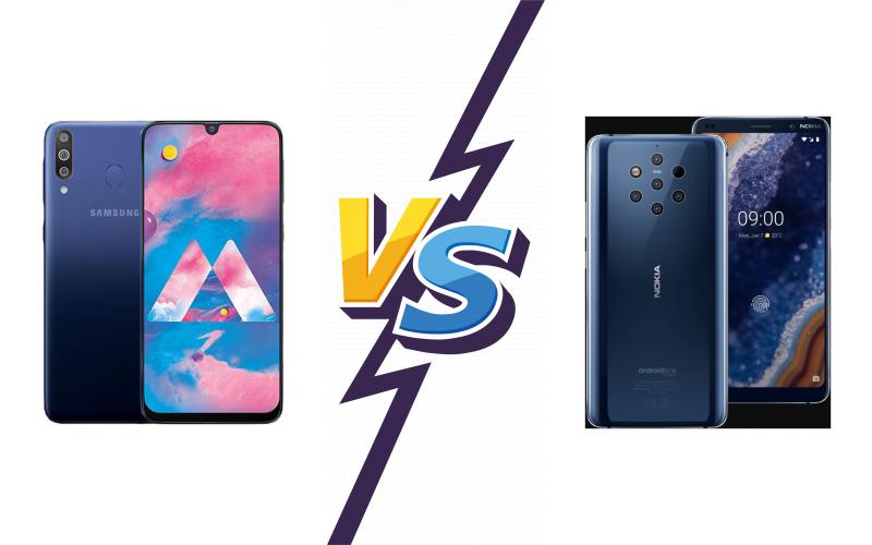 compare Samsung Galaxy M30 vs Nokia 9 PureView