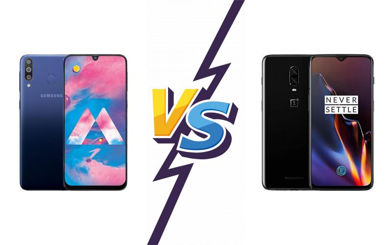 compare Samsung Galaxy M30 vs OnePlus 6T