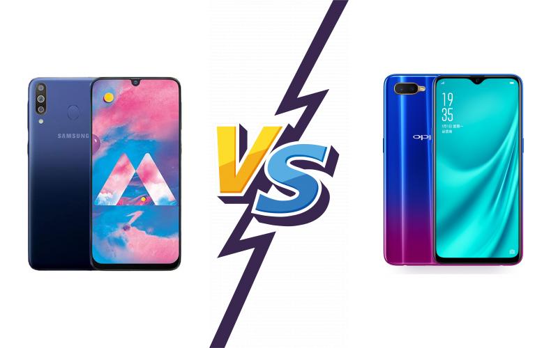 compare Samsung Galaxy M30 vs Oppo R15x