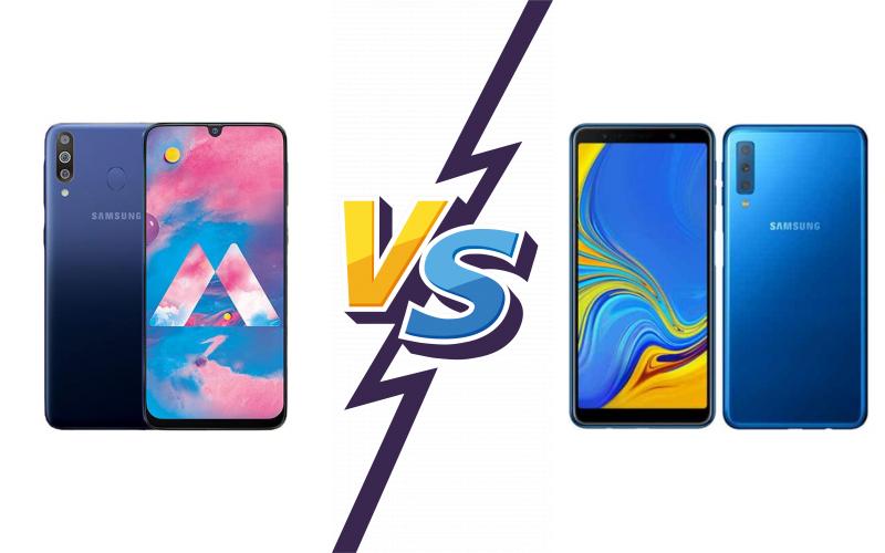 compare Samsung Galaxy M30 vs Samsung Galaxy A7 (2018)