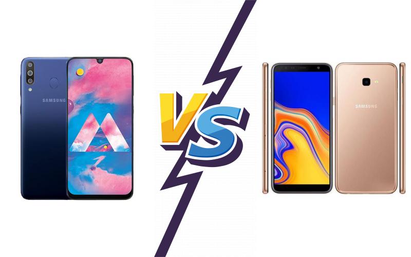 compare Samsung Galaxy M30 vs Samsung Galaxy J6+