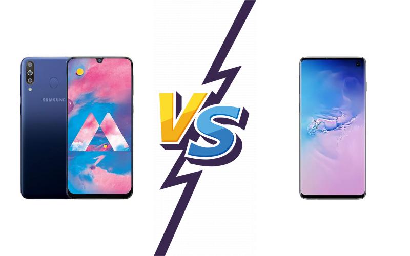 compare Samsung Galaxy M30 vs Samsung Galaxy S10+