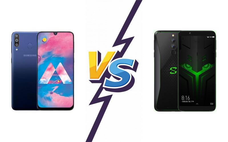 compare Samsung Galaxy M30 vs Xiaomi Black Shark Helo