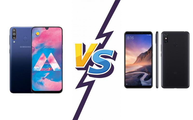 compare Samsung Galaxy M30 vs Xiaomi Mi Max 4 Pro