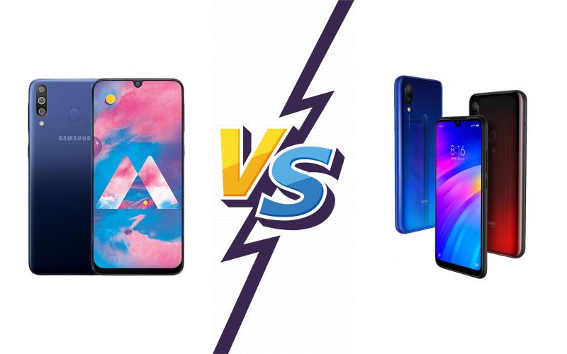 compare Samsung Galaxy M30 vs Xiaomi Redmi 7