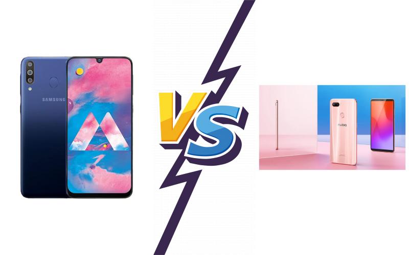 compare Samsung Galaxy M30 vs ZTE nubia Z18