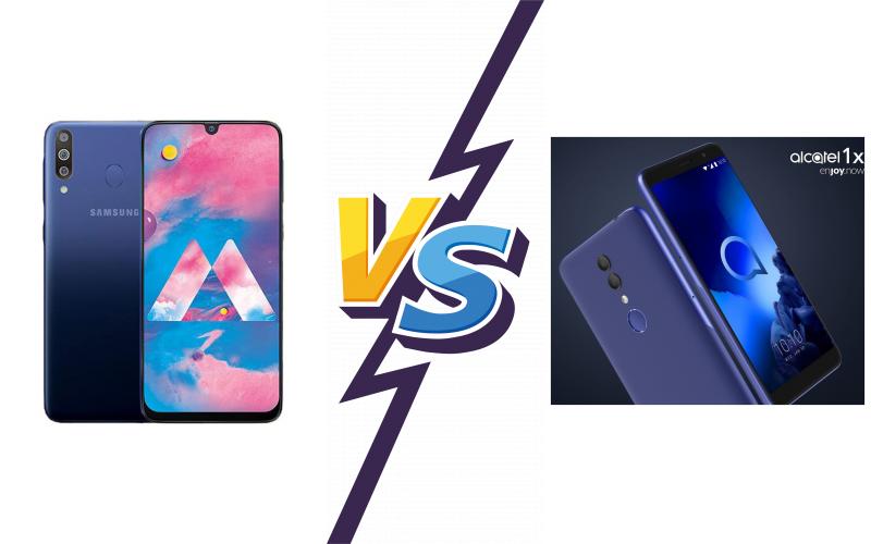 compare Samsung Galaxy M30 vs alcatel 1x (2019)