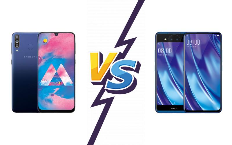 compare Samsung Galaxy M30 vs vivo NEX Dual Display