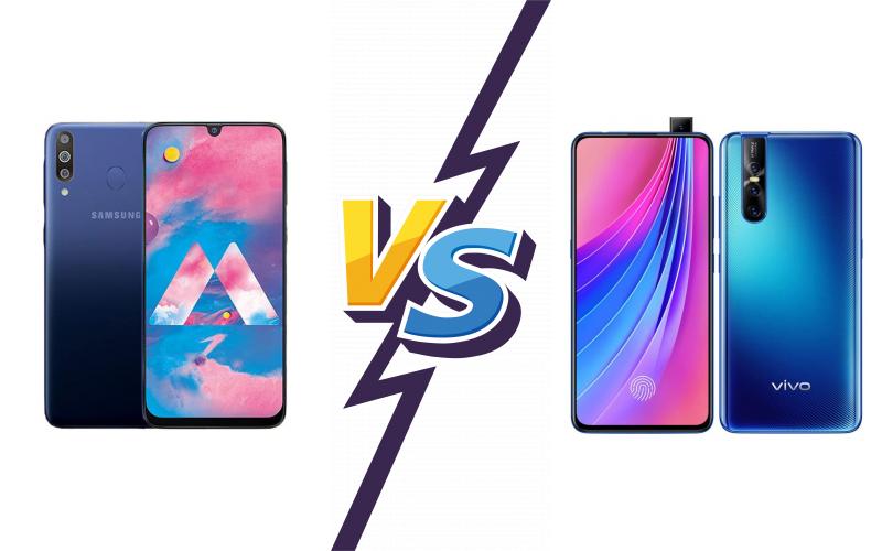 compare Samsung Galaxy M30 vs vivo V15 Pro