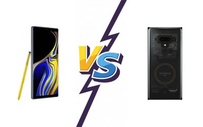 Samsung Galaxy Note9 vs HTC Exodus 1